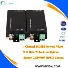 1 канал цифрового видео SDI в оптические волокна конвертер видео-конвертер с обратной данных
